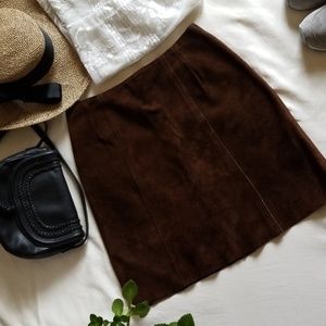 100% Suede Skirt